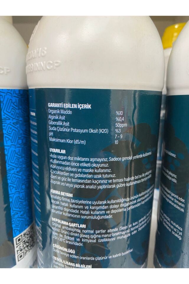 Orginik Kaynaklı Sıvı Deniz yosunu 1 Lt