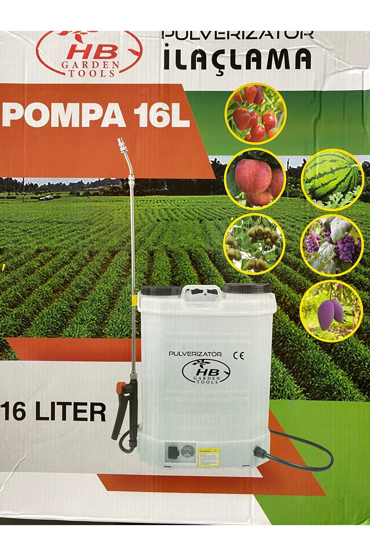 Hb Garden 16 Lt Şarjlı İlaçlama Pompası Farklı Renklerde