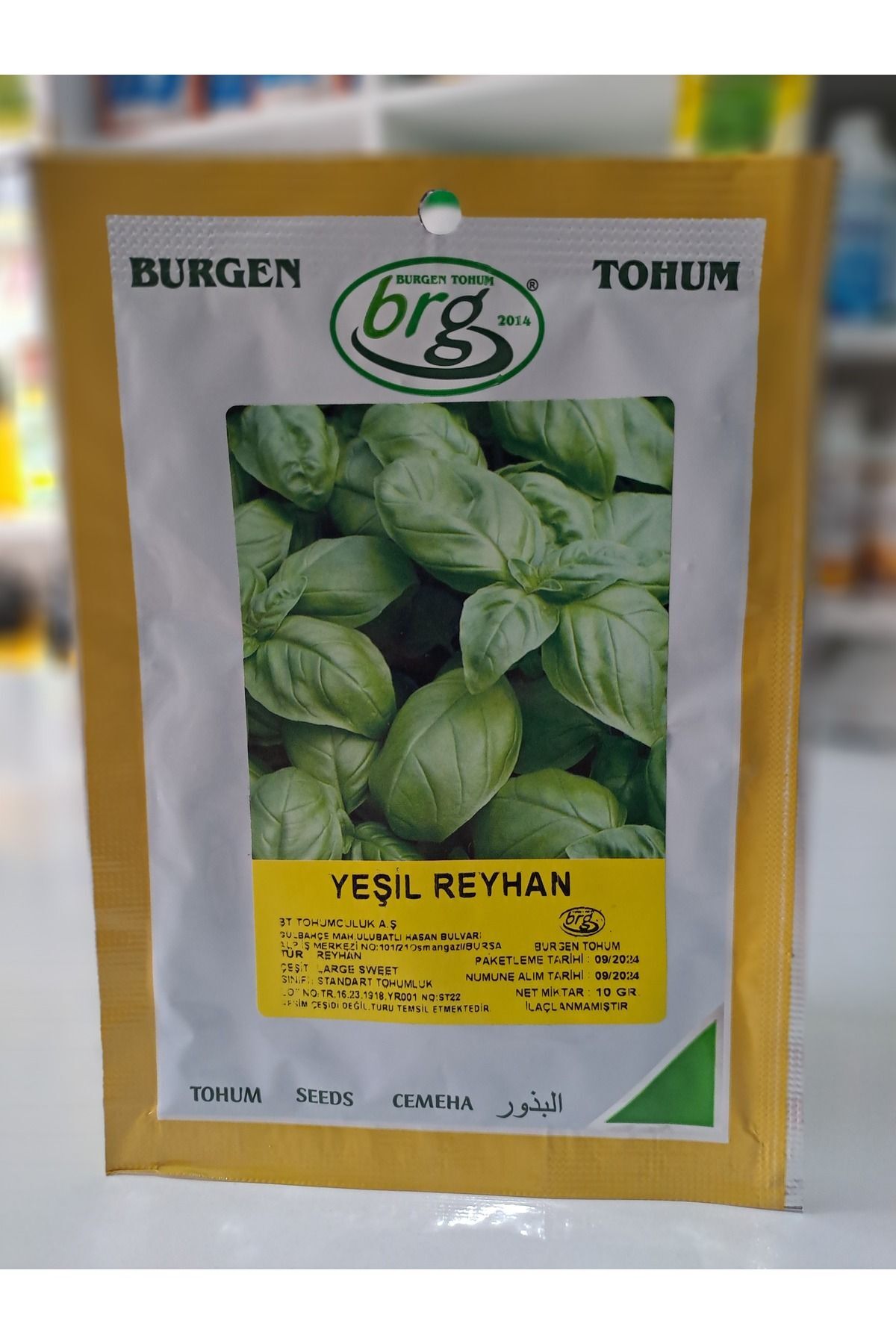 Yeşil Reyhan Tohumu