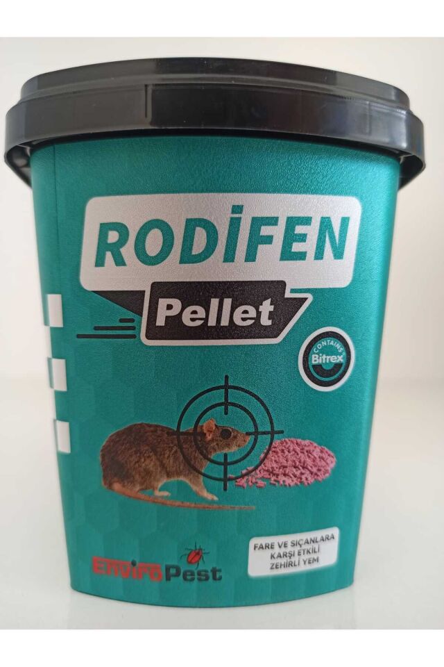 RODİFEN FARE VE SIÇANLARA ETKİLİ PELLET YEM 80 GR