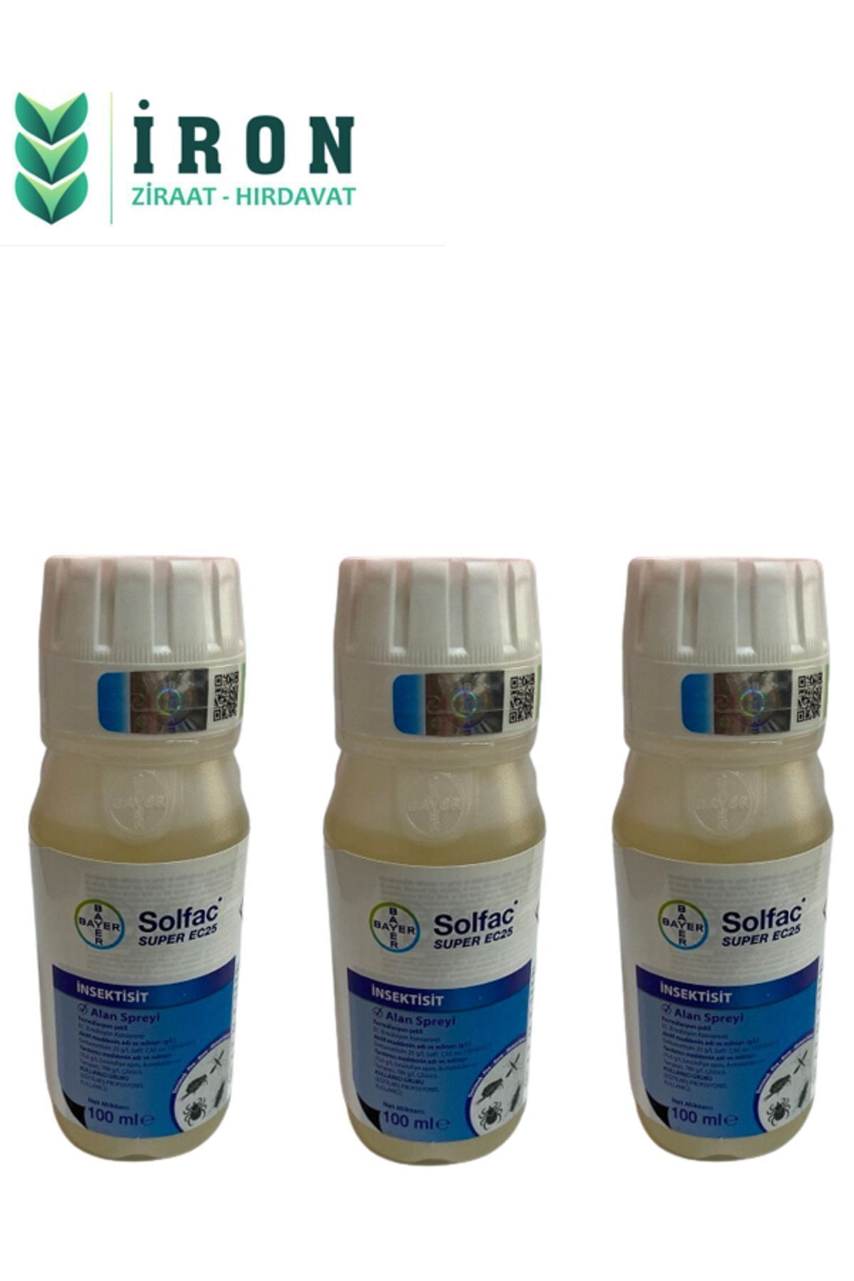 Solfac Ec 25 100 ml 3lü Set