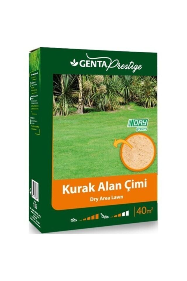 Prestij Kurak Alan Çim Tohumu 1 Kg (40 M2 Alan Içindir) Yeni Ürün