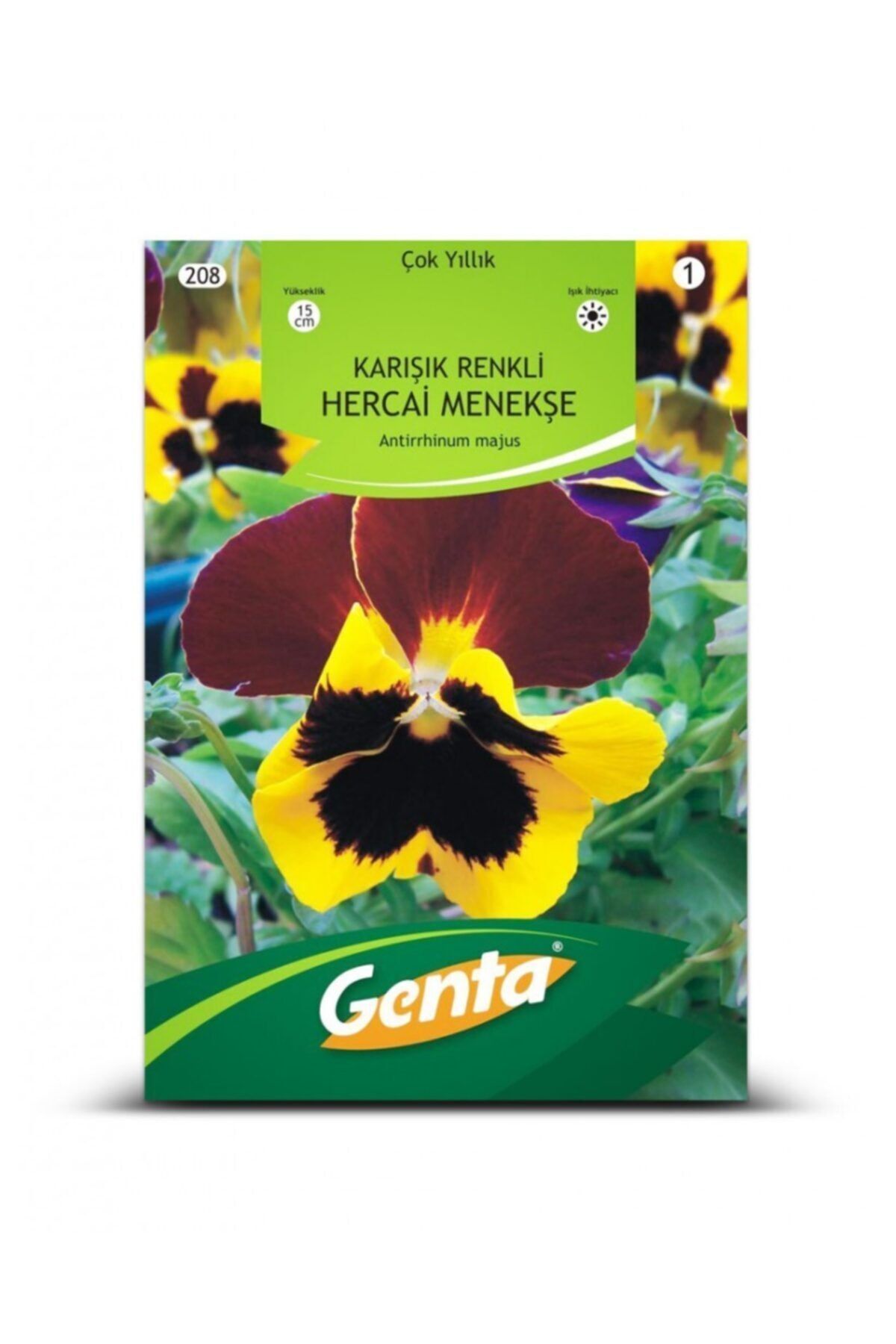 Çiçek Tohumu Çok Yıllık Karışık Renkli Hercai Menekşe 208
