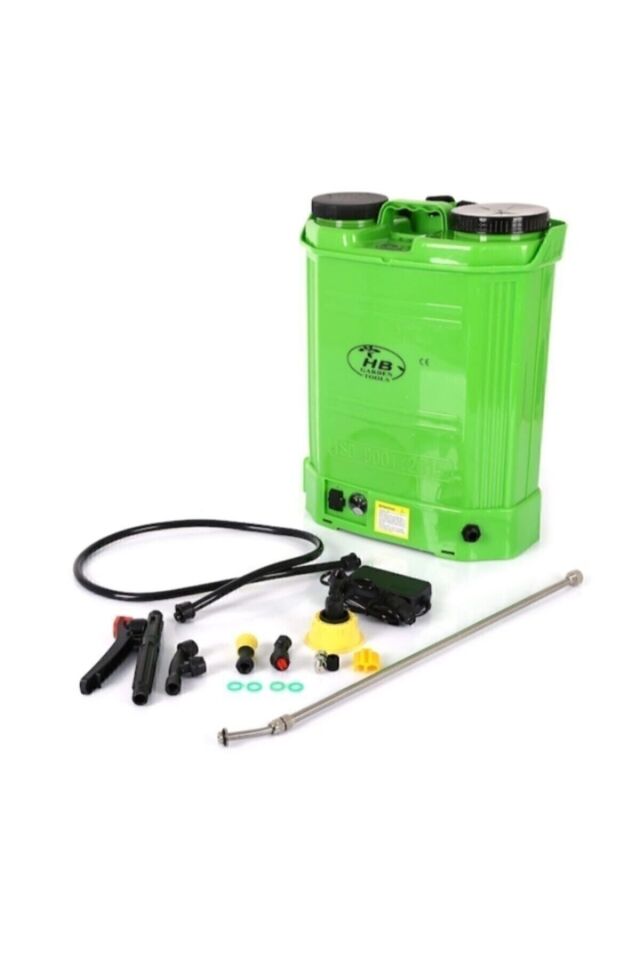 16 Lt Hb Akülü Şarjlı Sırta Takılan Su Ilaç Dezenfektan Ilaçlama Pompası Kutulu