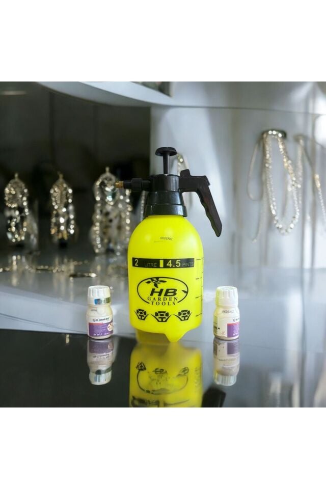 2 Adet K-othrine Sc50 Eksen Tarım Genel Haşere Ürünü 2 Litre Pompa Sprey