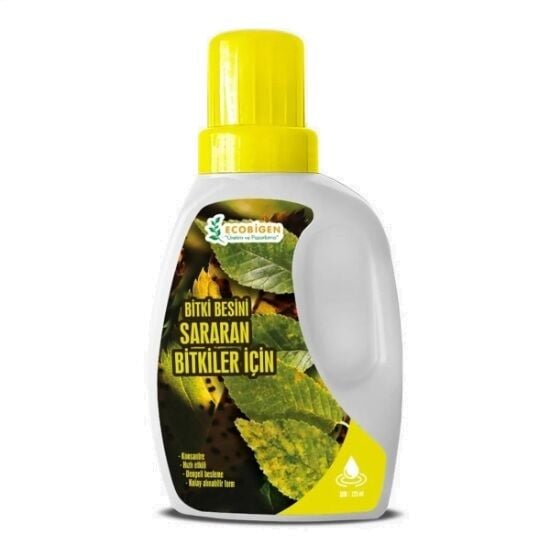 ECOBİGEN Sararan Bitkiler Için Bitki Besini (sıvı – 1 Adet)