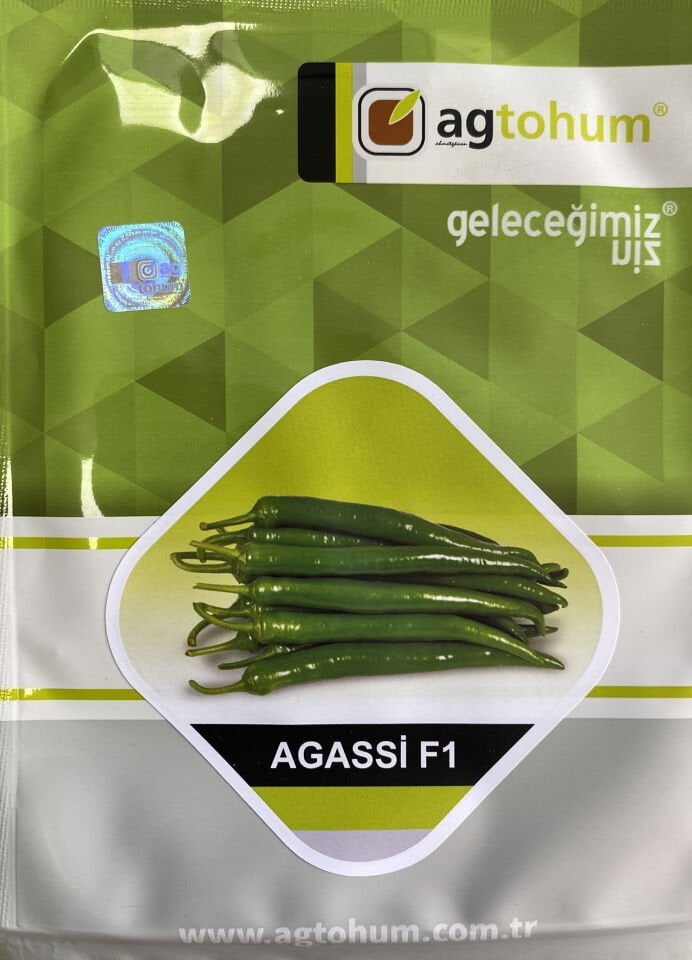 Agassi F1 Hibrit Demre Biber Tohumu 1000 Çk/Pk