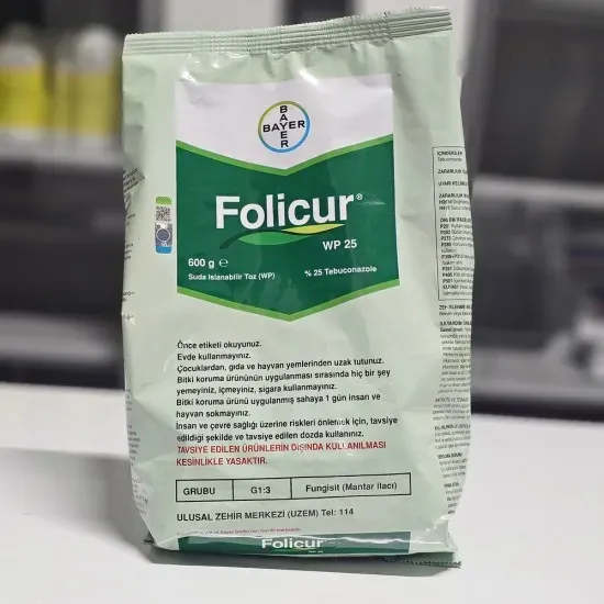 Bayer Folicur 25 WP Kara Leke Pas ilacı 600 Gram